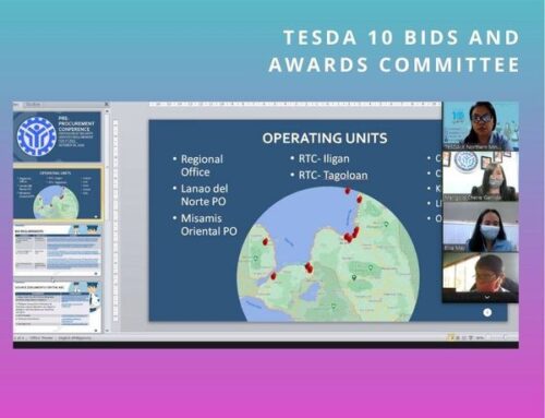 TESDA 10 Bids and Awards Committee –Pre Procurement Conference!