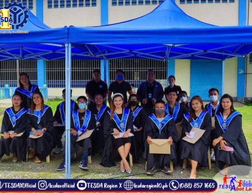 Provincial Training Center – Misamis Oriental Conducts Graduation Ceremony for Training For Work Scholarship Program (TWSP) Scholars In Libertad, Misamis Oriental