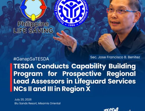 TESDA Conducts Capability Building Program for Prospective Regional Lead Assessors in Lifeguard Services NCs II and III in Region X